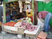 Addis Ababa Market Stall